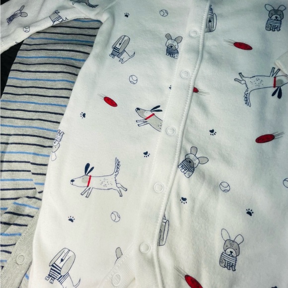 Boys Footed PJ’S | 2 Pack | Size 0~3 months - Picture 3 of 6
